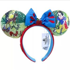 NWOT Snow White Disney Parks Mickey Ears Headband Special Edition 100 Decades